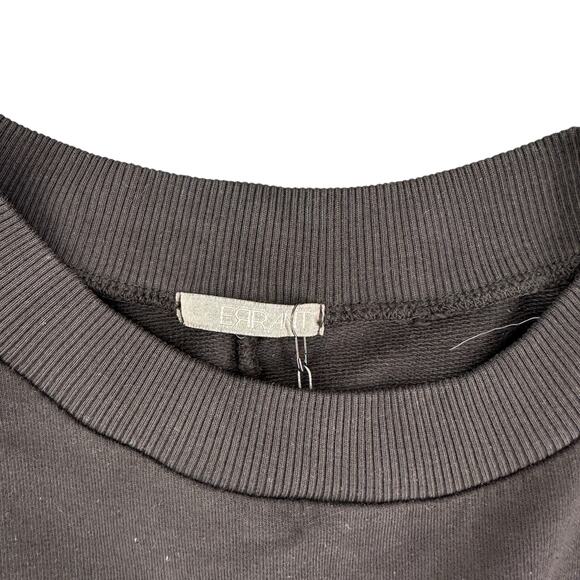 Errant Black Long Sleeve Tunic Dress With Pockets NWT Oversized Small Cotton - Picture 4 of 6